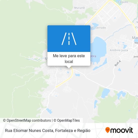 Rua Eliomar Nunes Costa mapa
