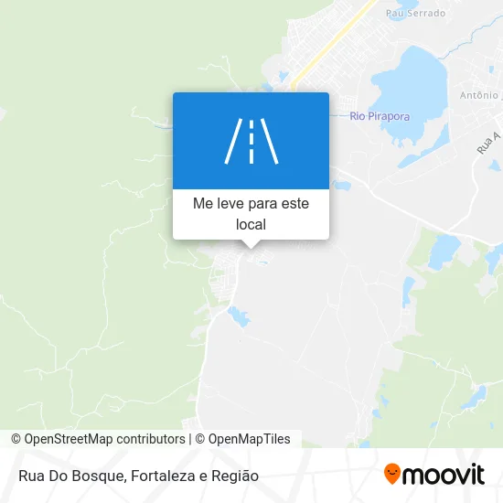 Rua Do Bosque mapa