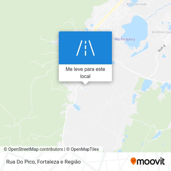 Rua Do Pico mapa