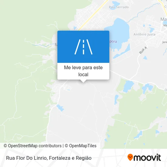 Rua Flor Do Linrio mapa