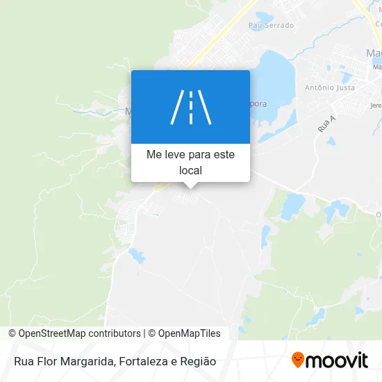 Rua Flor Margarida mapa