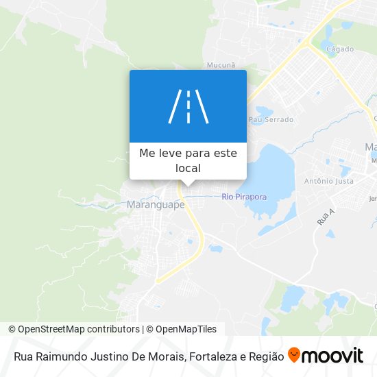 Rua Raimundo Justino De Morais mapa