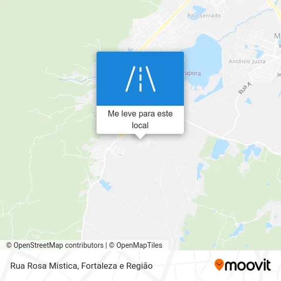 Rua Rosa Mistica mapa