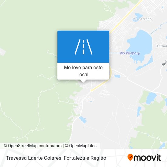 Travessa Laerte Colares mapa