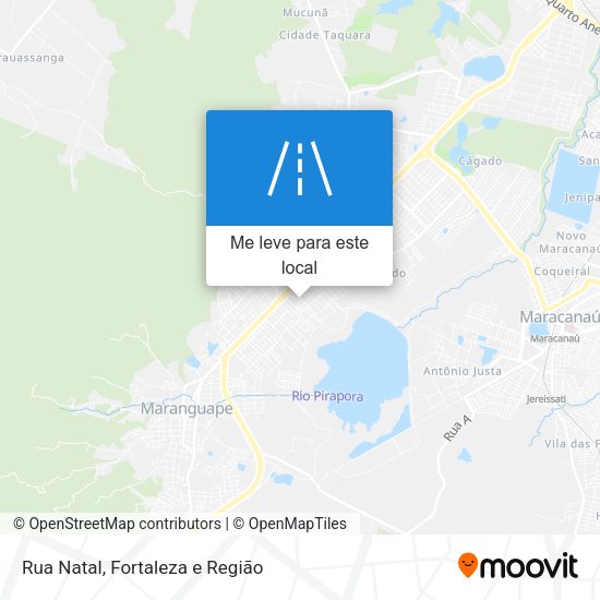 Rua Natal mapa