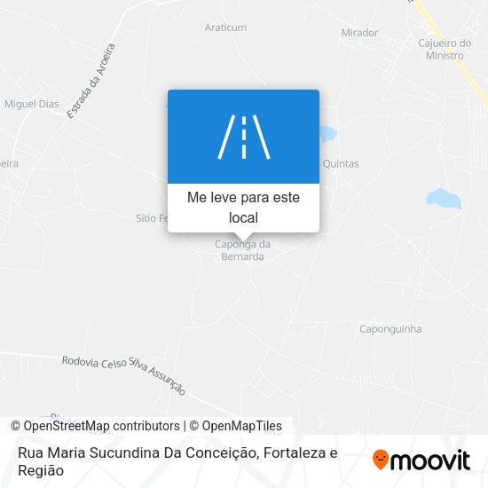 Rua Maria Sucundina Da Conceição mapa