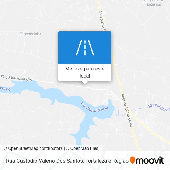 Rua Custodio Valerio Dos Santos mapa