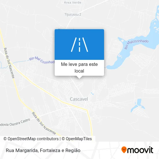 Rua Margarida mapa
