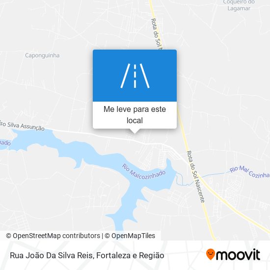 Rua João Da Silva Reis mapa