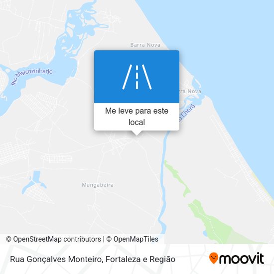 Rua Gonçalves Monteiro mapa