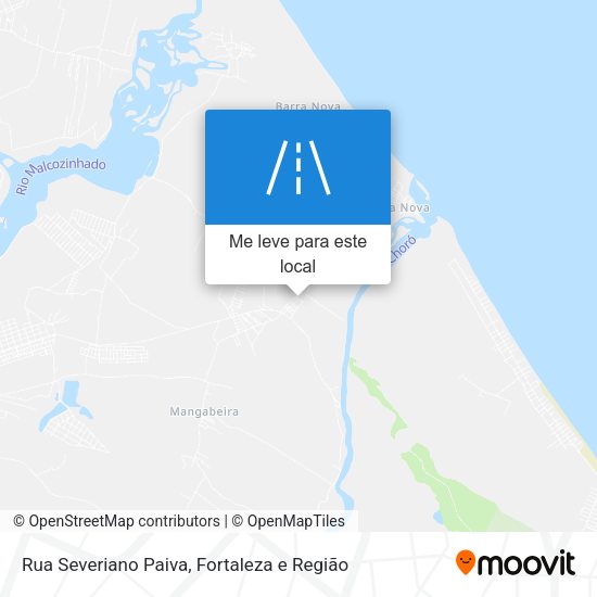 Rua Severiano Paiva mapa