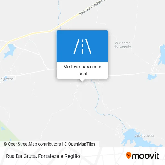 Rua Da Gruta mapa
