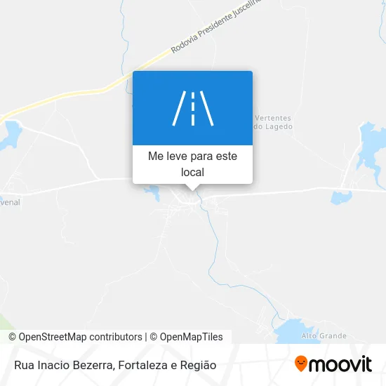 Rua Inacio Bezerra mapa