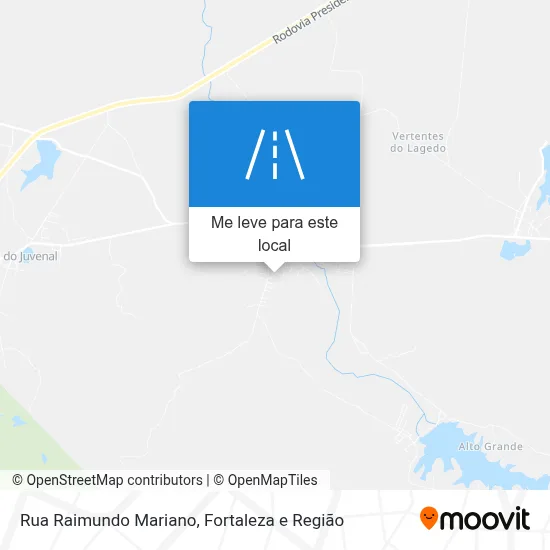 Rua Raimundo Mariano mapa