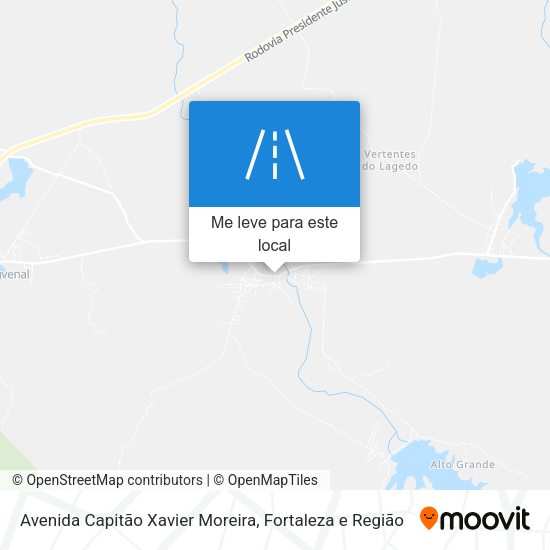 Avenida Capitão Xavier Moreira mapa