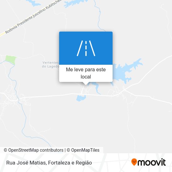 Rua José Matias mapa