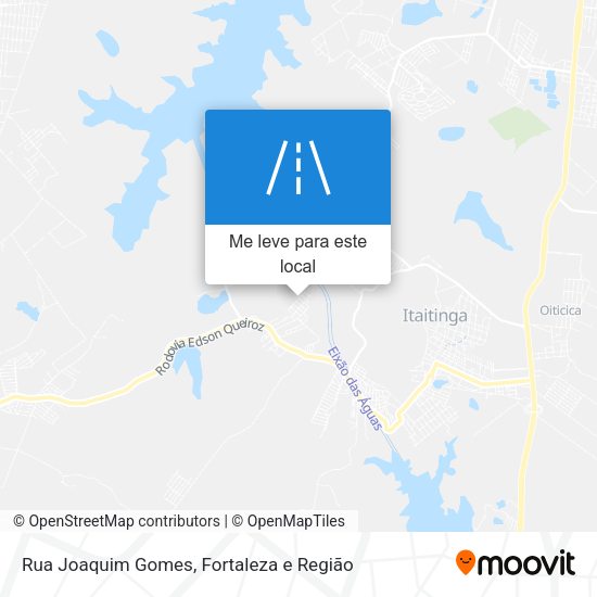 Rua Joaquim Gomes mapa