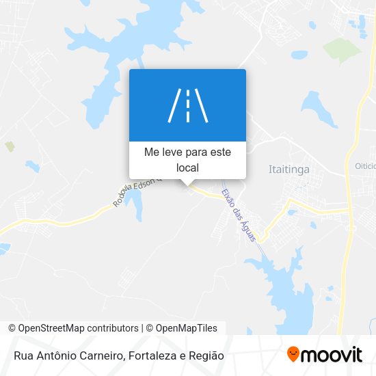 Rua Antônio Carneiro mapa