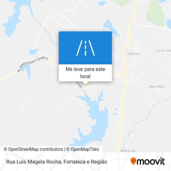 Rua Luís Magela Rocha mapa