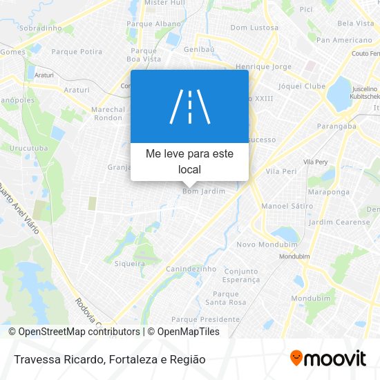 Travessa Ricardo mapa