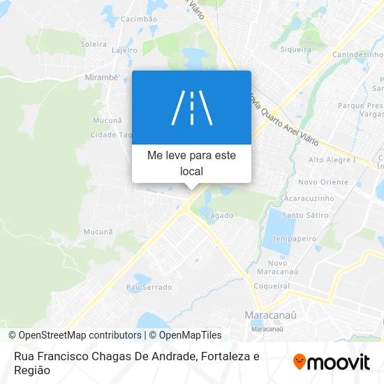 Rua Francisco Chagas De Andrade mapa