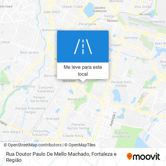 Rua Doutor Paulo De Mello Machado mapa