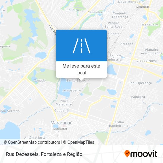 Rua Dezesseis mapa