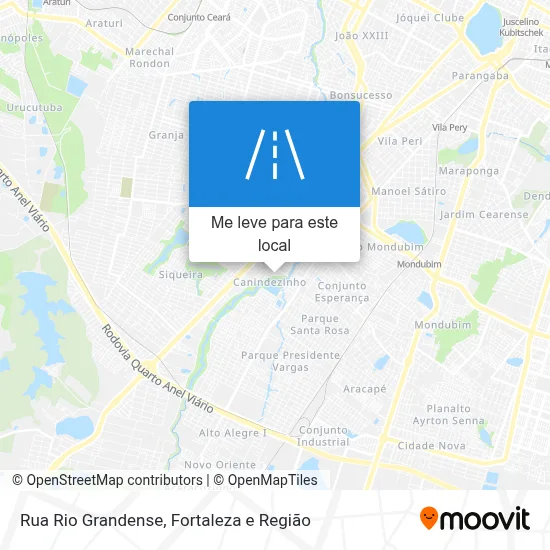 Rua Rio Grandense mapa
