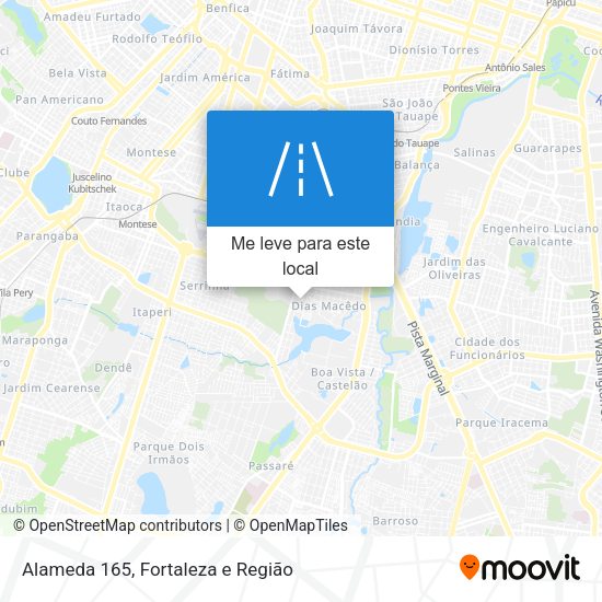 Alameda 165 mapa