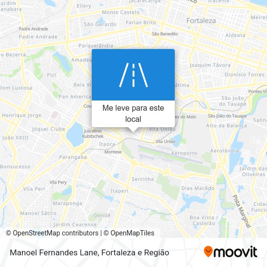 Manoel Fernandes Lane mapa