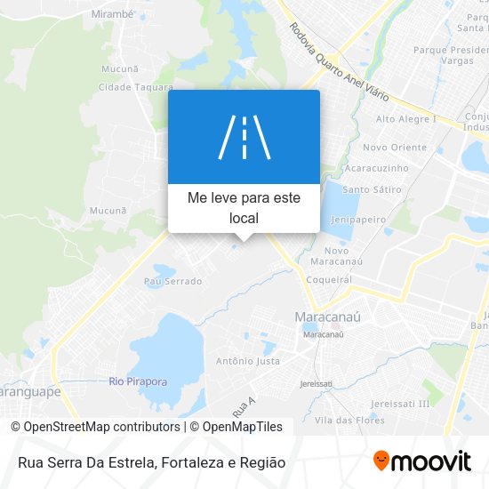 Rua Serra Da Estrela mapa