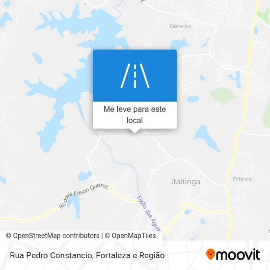 Rua Pedro Constancio mapa