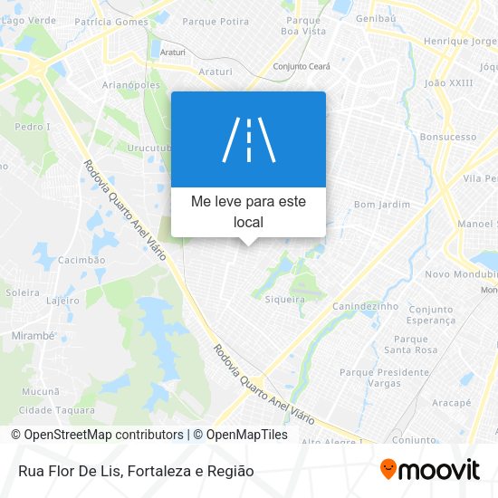 Rua Flor De Lis mapa
