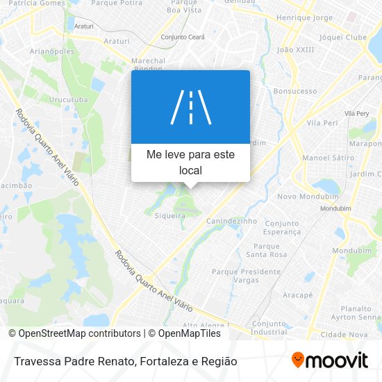 Travessa Padre Renato mapa