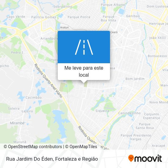 Rua Jardim Do Éden mapa
