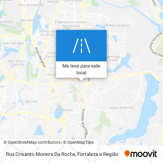 Rua Crisanto Moreira Da Rocha mapa