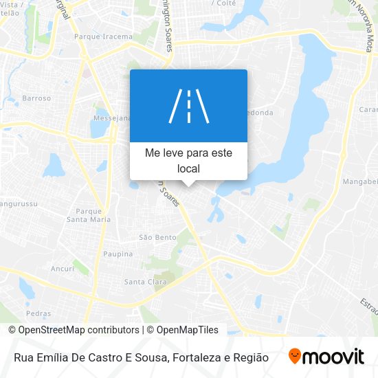 Rua Emília De Castro E Sousa mapa