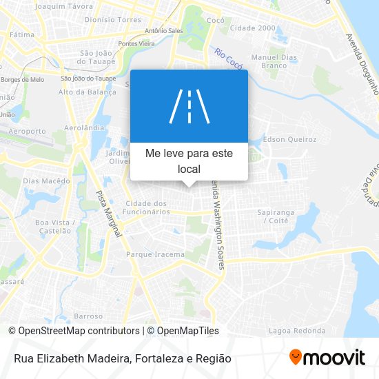 Rua Elizabeth Madeira mapa