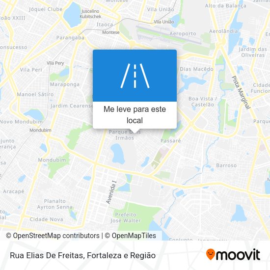 Rua Elias De Freitas mapa