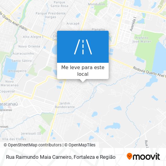 Rua Raimundo Maia Carneiro mapa