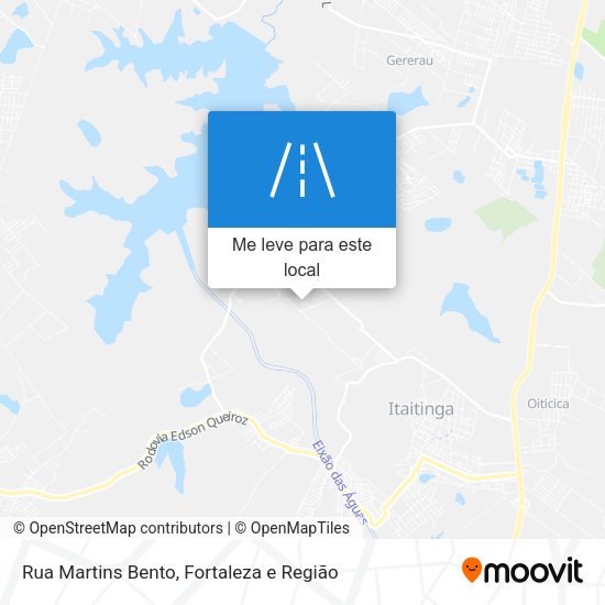 Rua Martins Bento mapa