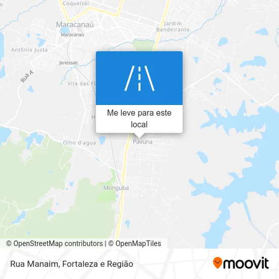 Rua Manaim mapa