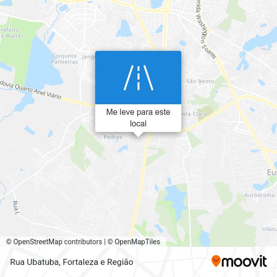 Rua Ubatuba mapa