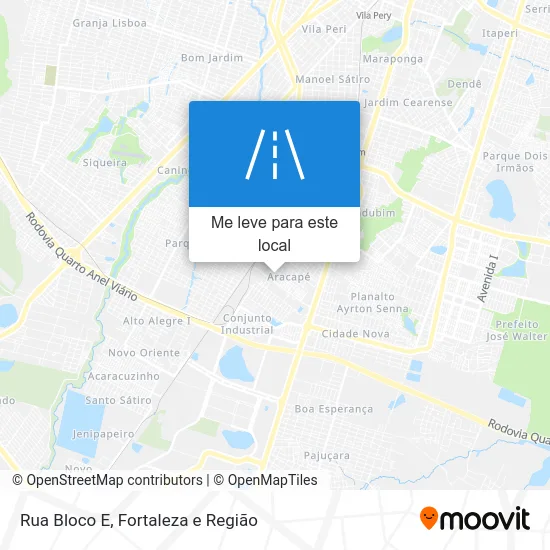 Rua Bloco E mapa