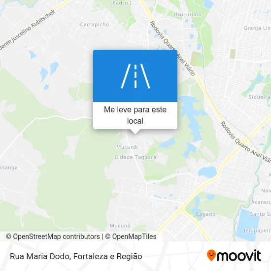 Rua Maria Dodo mapa
