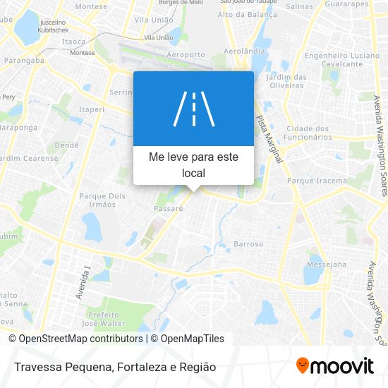 Travessa Pequena mapa