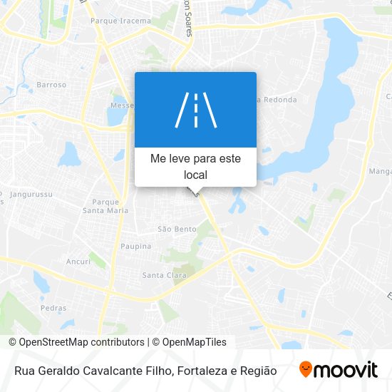 Rua Geraldo Cavalcante Filho mapa