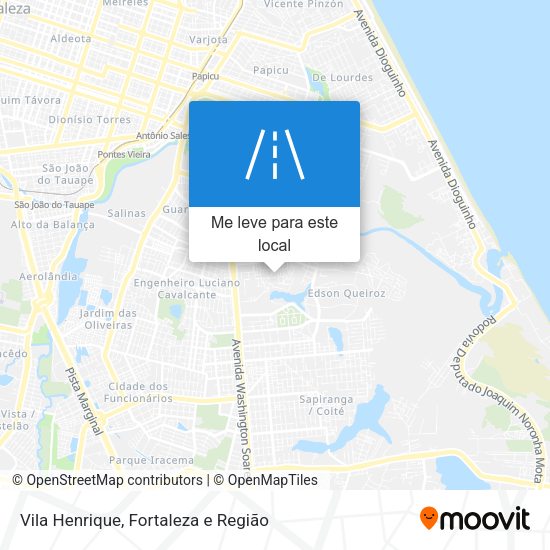 Vila Henrique mapa