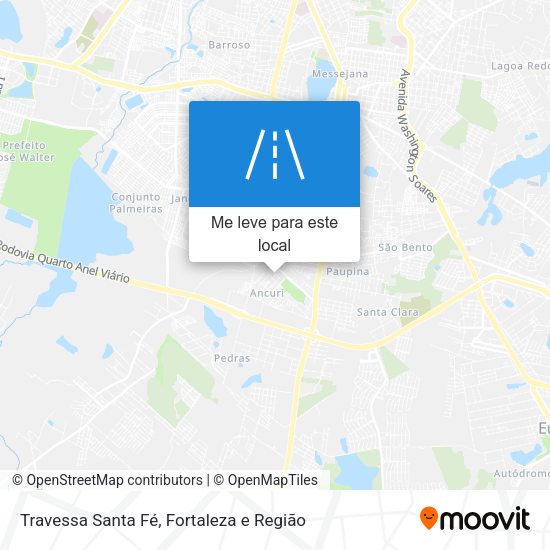 Travessa Santa Fé mapa