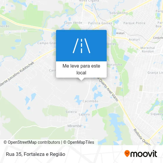 Rua 35 mapa